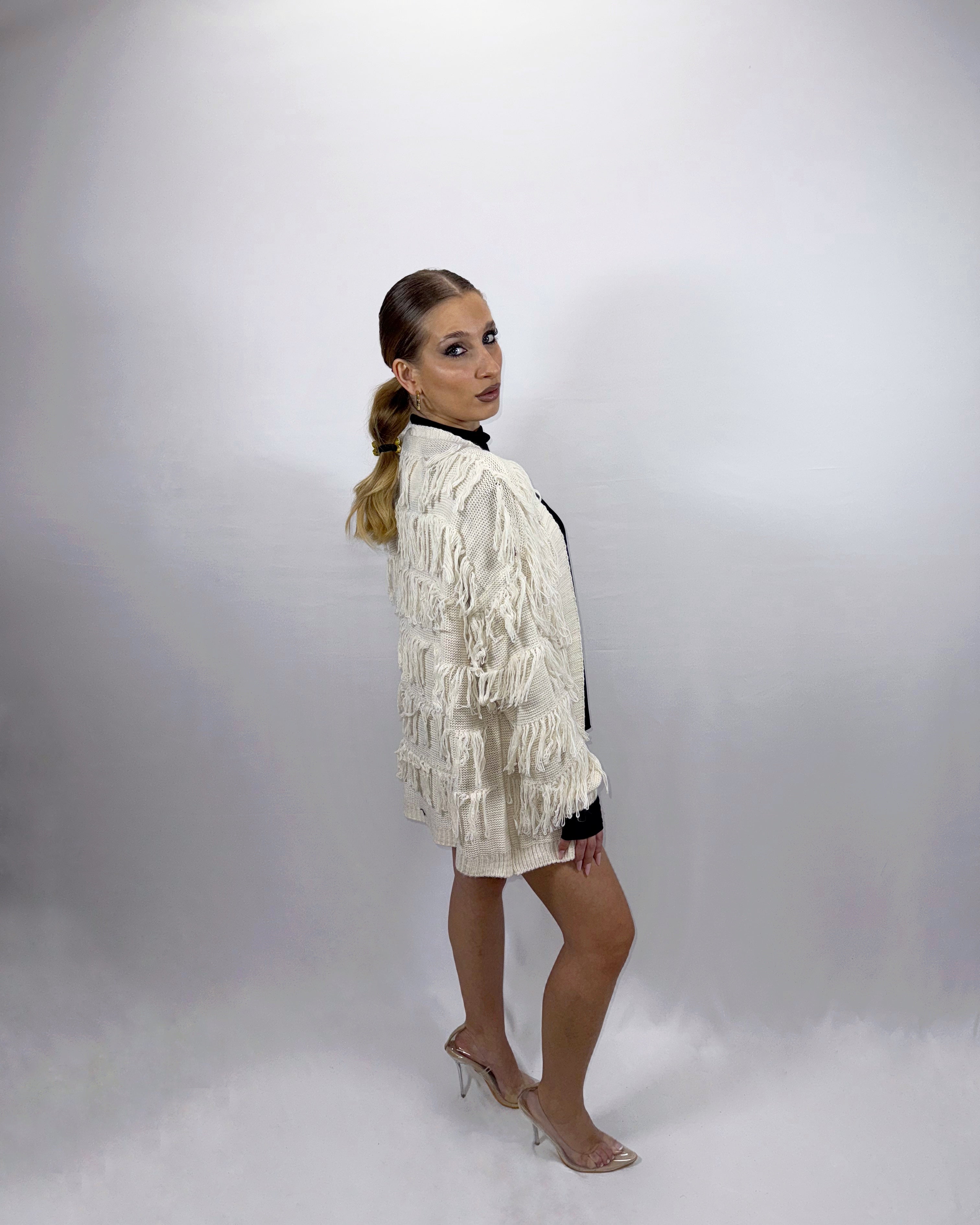 Cardigan Frange